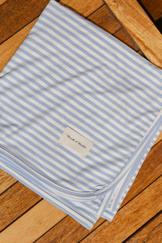 Swaddle Blanket - BLUE STRIPE