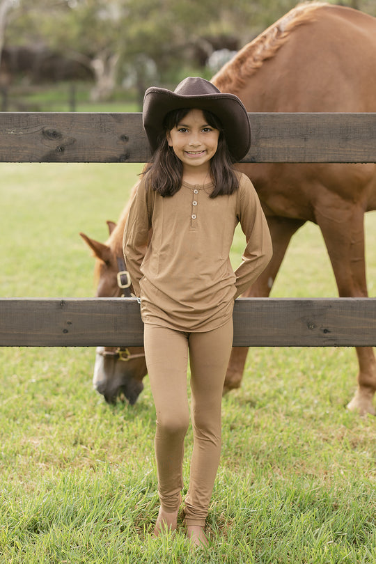 Classic Henley Set - COCOA
