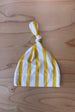 Knotted Hat - LEMON STRIPE