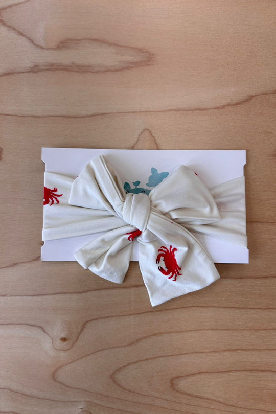 Bow Headband - CRAB
