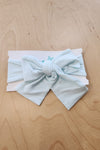 Bow Headband - LIGHT BLUE