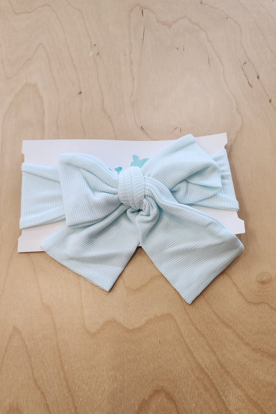 Bow Headband - LIGHT BLUE