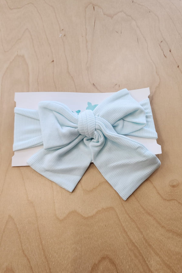 Bow Headband - LIGHT BLUE