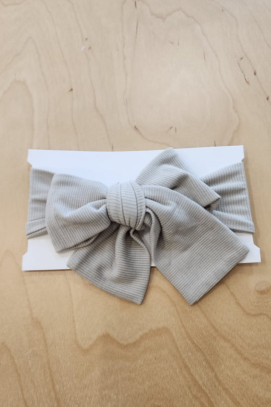 Bow Headband - KHAKI GREEN