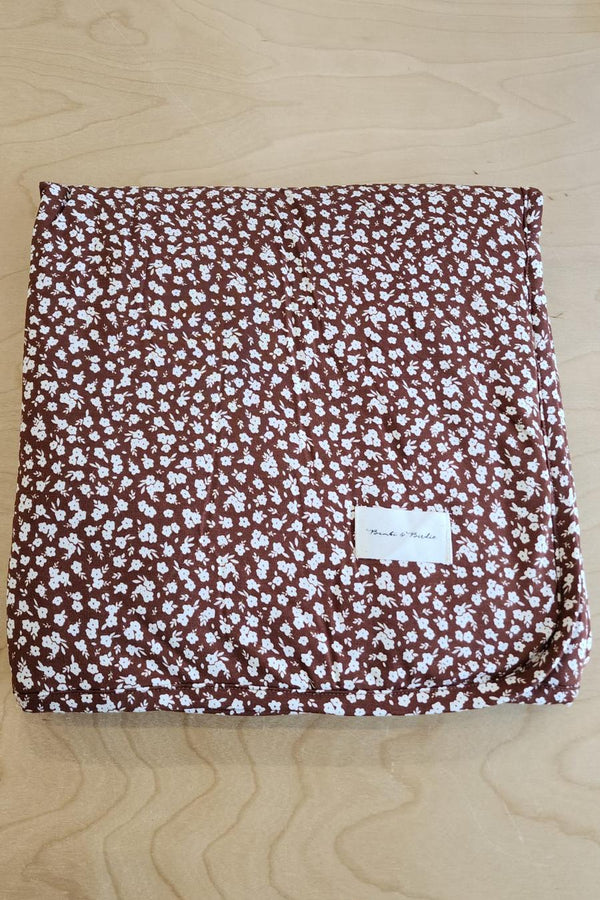 BB Quilt - BROWN FLORAL