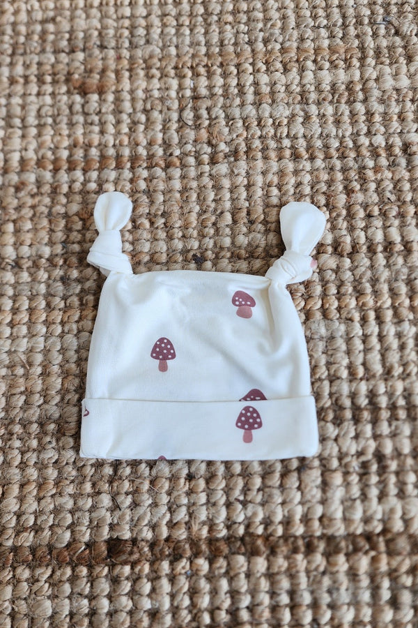Double Knotted Hat - MUSHROOM
