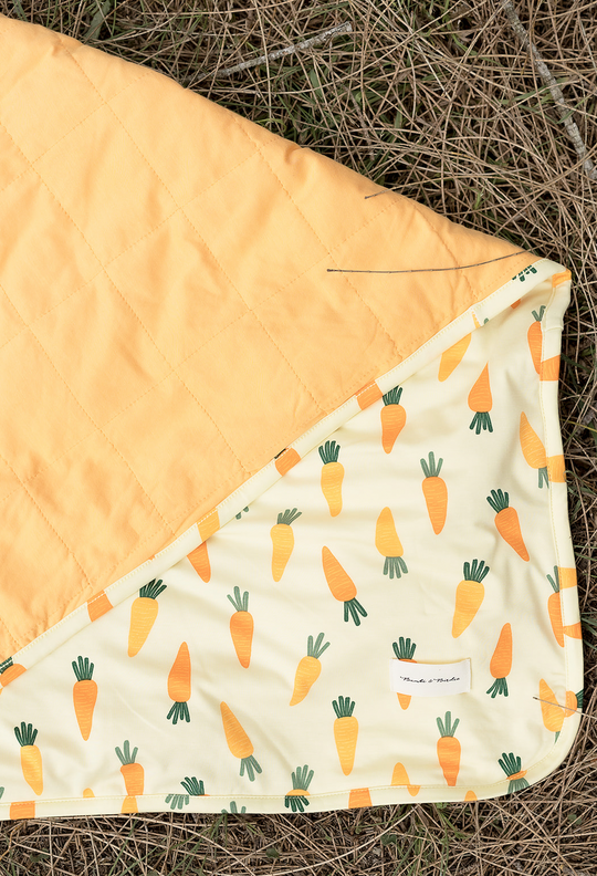 BB Quilt - REVERSIBLE CARROT/CREAMSICLE
