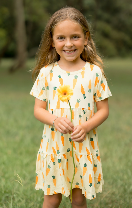 Kids Day Dress - CARROT