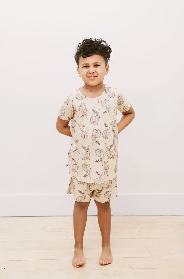 Kids Lounge Short Set - BUNNY