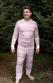 Men's Jogger Set - RED FAIR ISLE