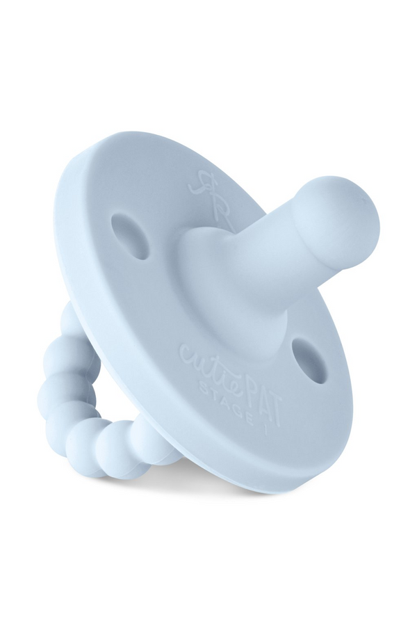 Cutie 2-in-1 Pacifier and Teether - Blue