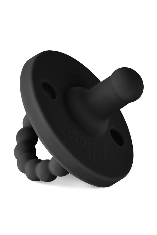 Cutie 2-in-1 Pacifier and Teether - Black